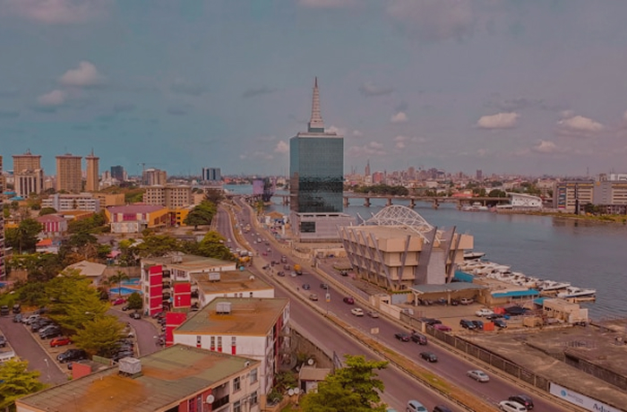 City skyline near a Freedom Church location