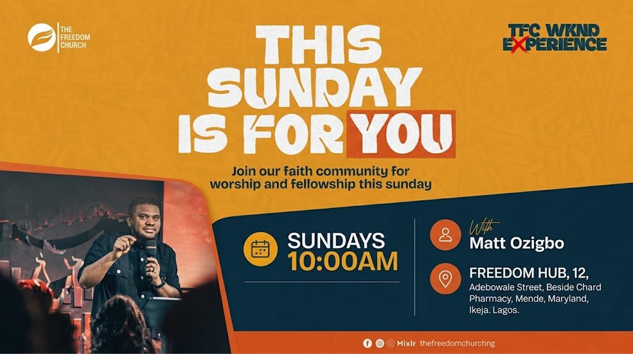This Sunday Is For You flyer