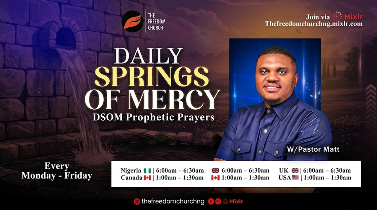Daily Springs of Mercy flyer